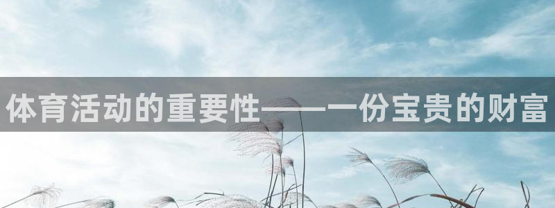 vsport体育官方正版app官网：体育活动的重要性